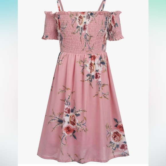Other - Arshiner Girls Casual Summer Floral Sleeveless Sundress Holiday Cami Dress